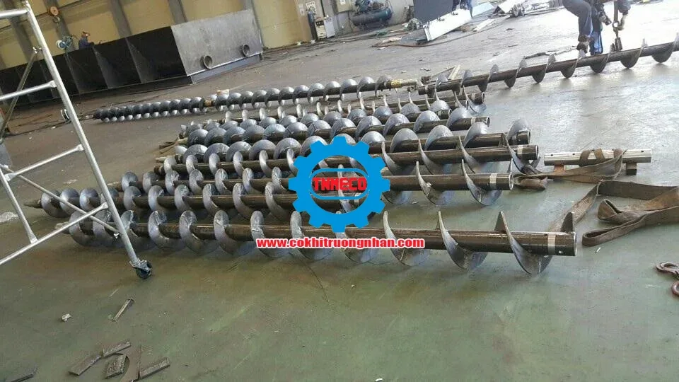 vít tải vẫn đóng vị trí quan trọng trong nhiều dây chuyền sản xuất